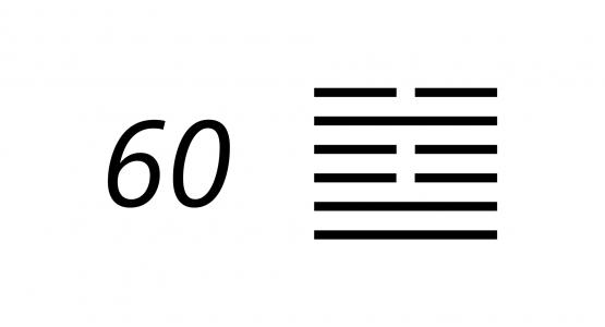 Ching Hexagram 60: De beperking