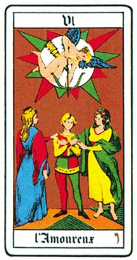 The Lovers in the tarot: Major Arcana යන්නෙහි තේරුම
