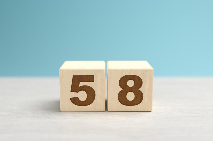 Rhif 58: ystyr a symboleg