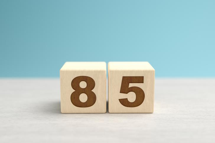 संख्या 85: अर्थ और सहजीवन