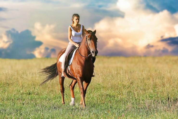 Soñar con montar a cabalo